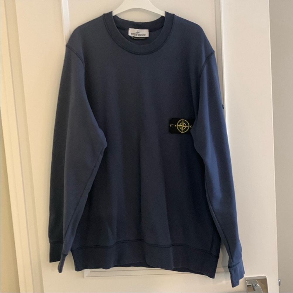 Stone Island Blue Sweater sz XXL good condition